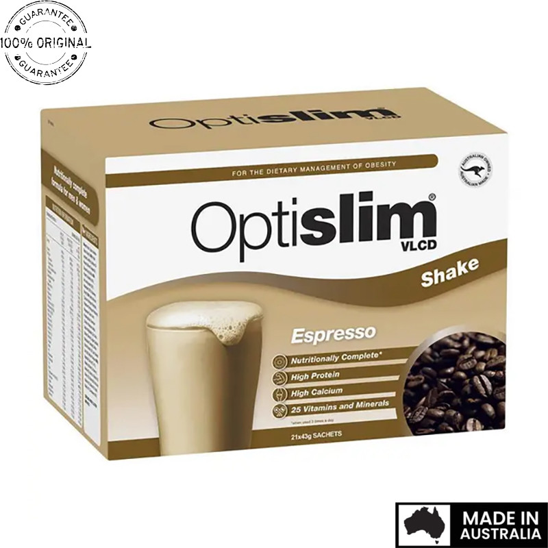 Jual Aussie Original Optislim VLCD Expresso Coffee Milkshake 21 x 40g ...