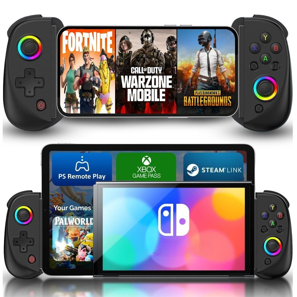 Controller Joso D8 Per IPhone/iPad/Android/PC/Switch – Joystick A Effetto Hall, Vibrazione E Giroscopio Per Cloud Gaming