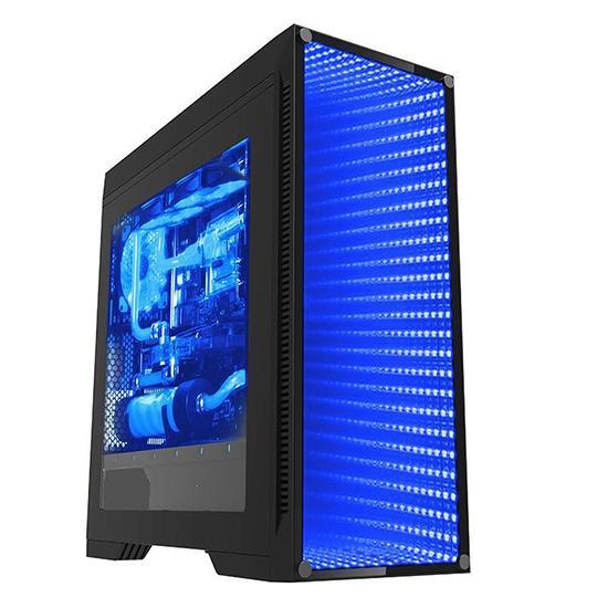 Jual Casing Cube Gaming Mirror AtX dengan Desain Transparan dan LED ...