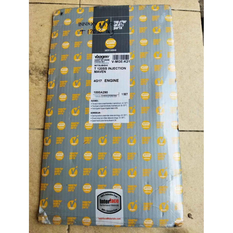 Jual Gasket Paking Packing Set Mitsubishi Maven T120Ss Injection 1.5 Am ...