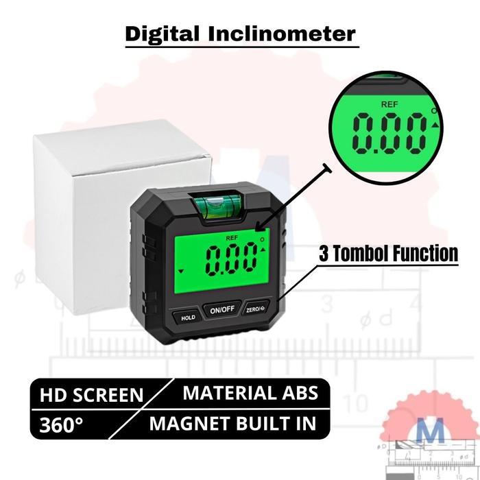 Jual Inclinometer Digital Alat Ukur Kemiringan Sudut Level Box | Shopee ...