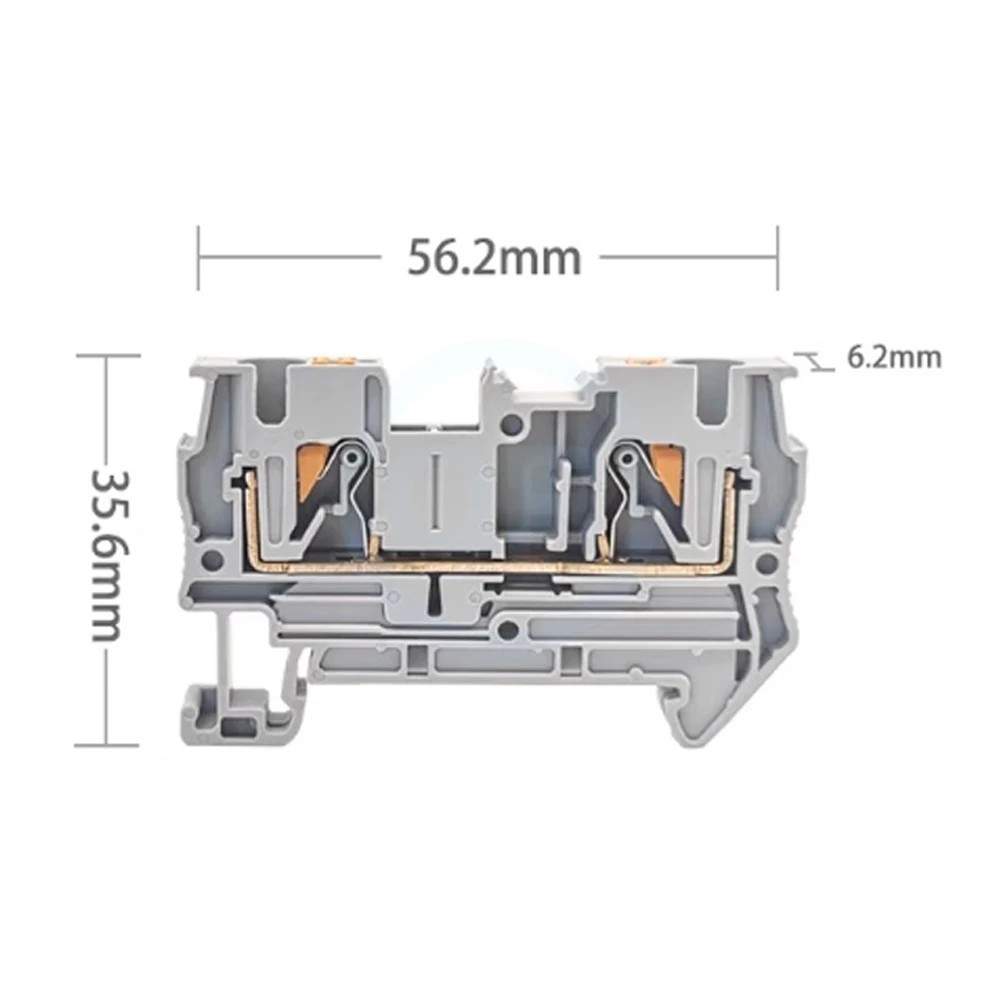 Jual 10 pcs PT4 Spring-Loaded Terminal Block Quick-Connect Tool-Free ...