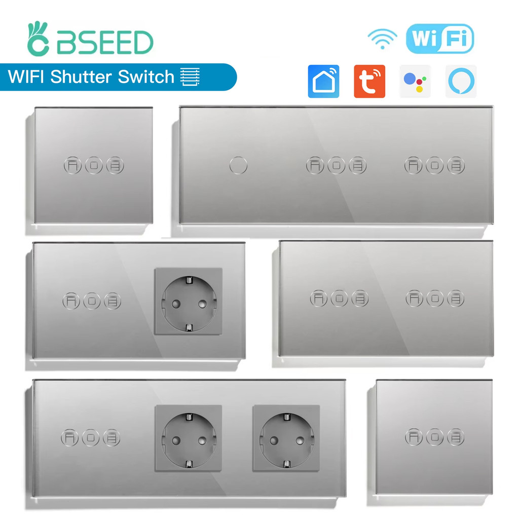 Jual BSEED Wifi Roller Shutter Switch Smart Blind Switch with Touch ...