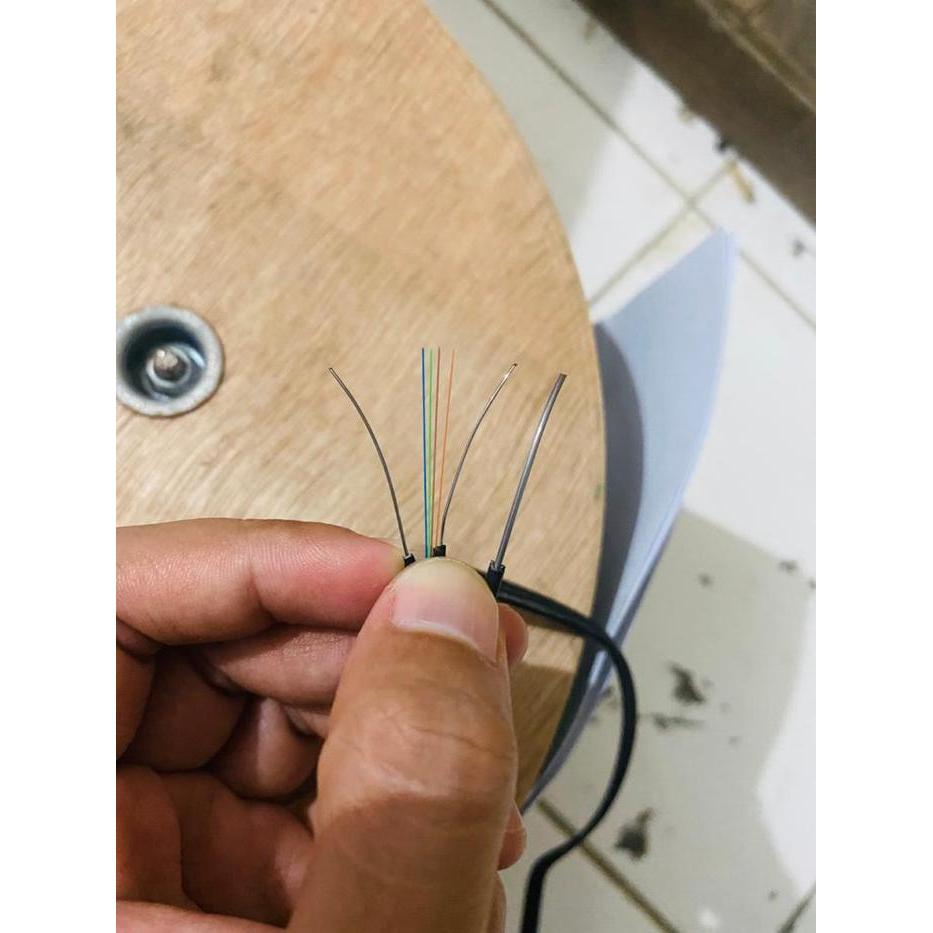 Jual KABEL DROP WIRE OPTIK / DW FO FTTH 4 CORE /500M | Shopee Indonesia