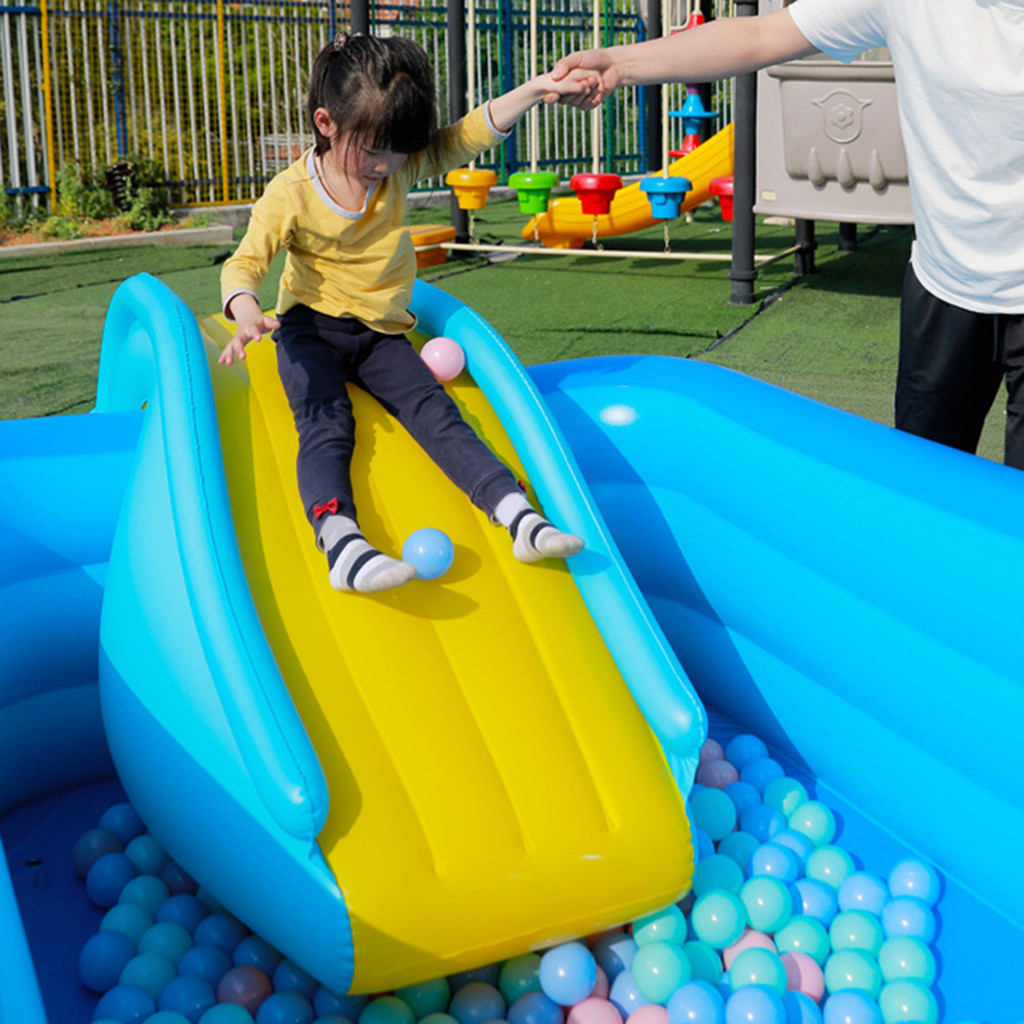 Jual Inflatable Pool Slide Children Climber Slide Outdoor Inflatable ...
