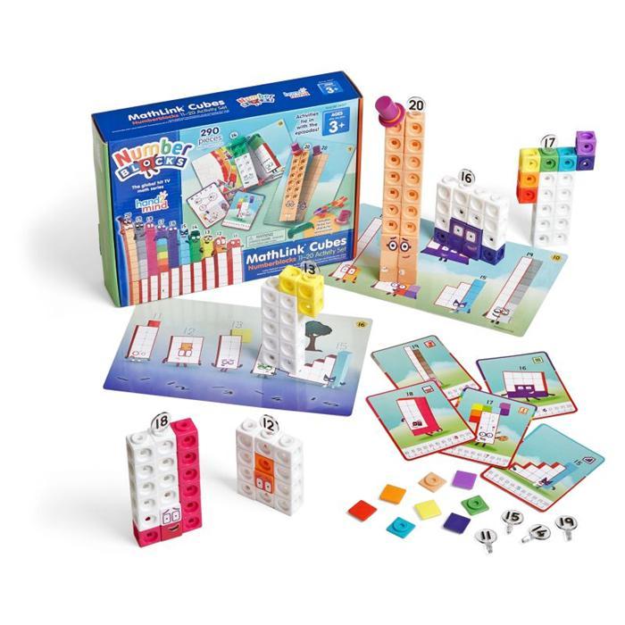 Jual ASLI Hand2Mind Numberblocks MathLink Cubes 1120 Activity Set ...