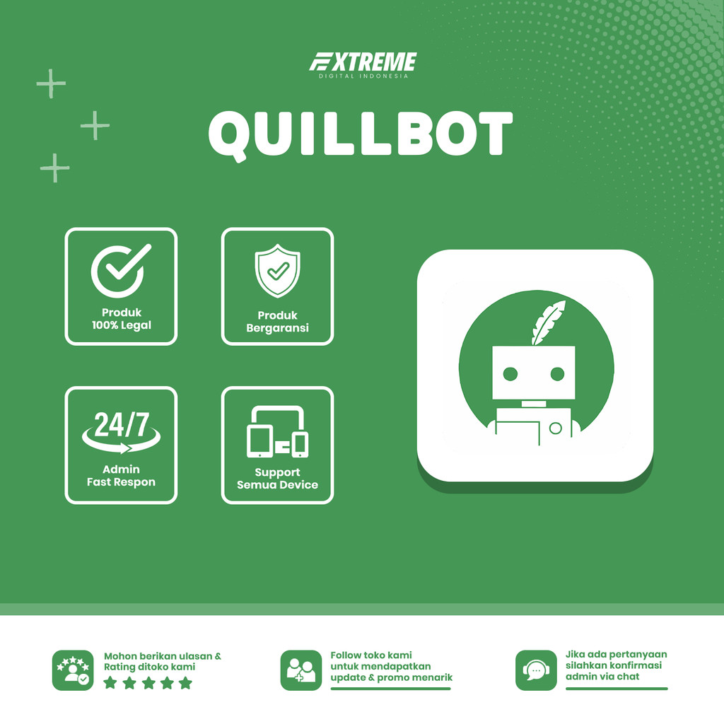 Jual QuillBot Premium 1 Tahun | Paraphrase AI Pro | Shopee Indonesia