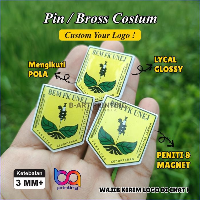 Jual Pin Costum Pin Bros Resin Gambar Logo Bross Logo Bros Gambar Pin ...