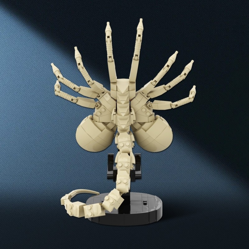 Jual MOC Horror Movie Alien Face Hugger Model Building Blocks Set ...