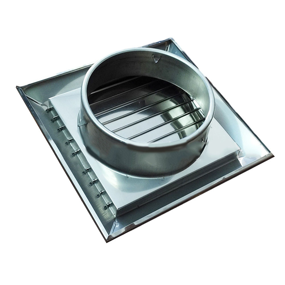 Jual Stainless Steel Louvre 100/150mm External Wall Rain Cap For ...