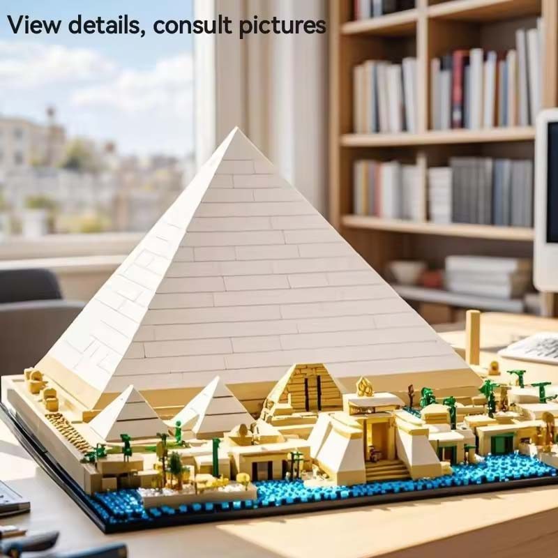 Jual 476PCS The Great Pyramid of Giza Model Compatible 21058 Building ...