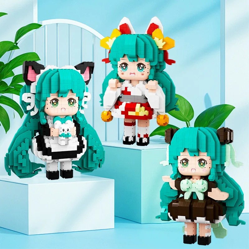 Jual Hatsune Miku Magic Building Blocks Virtual Singer 3D Model DIY ...
