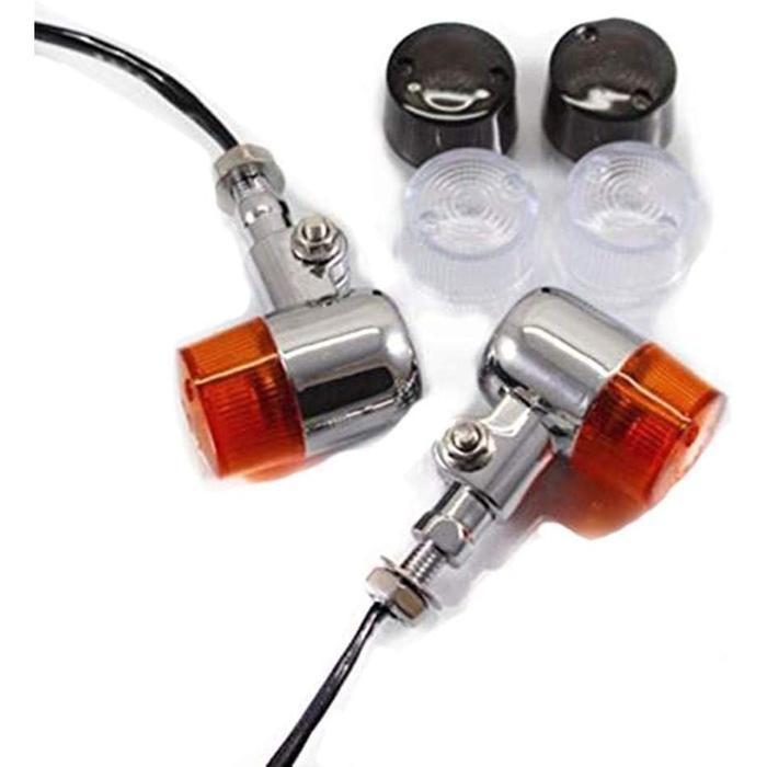 Jual Lampu Sein Motor Riting Bulat Kotak Palu Free Mika Tambahan ...