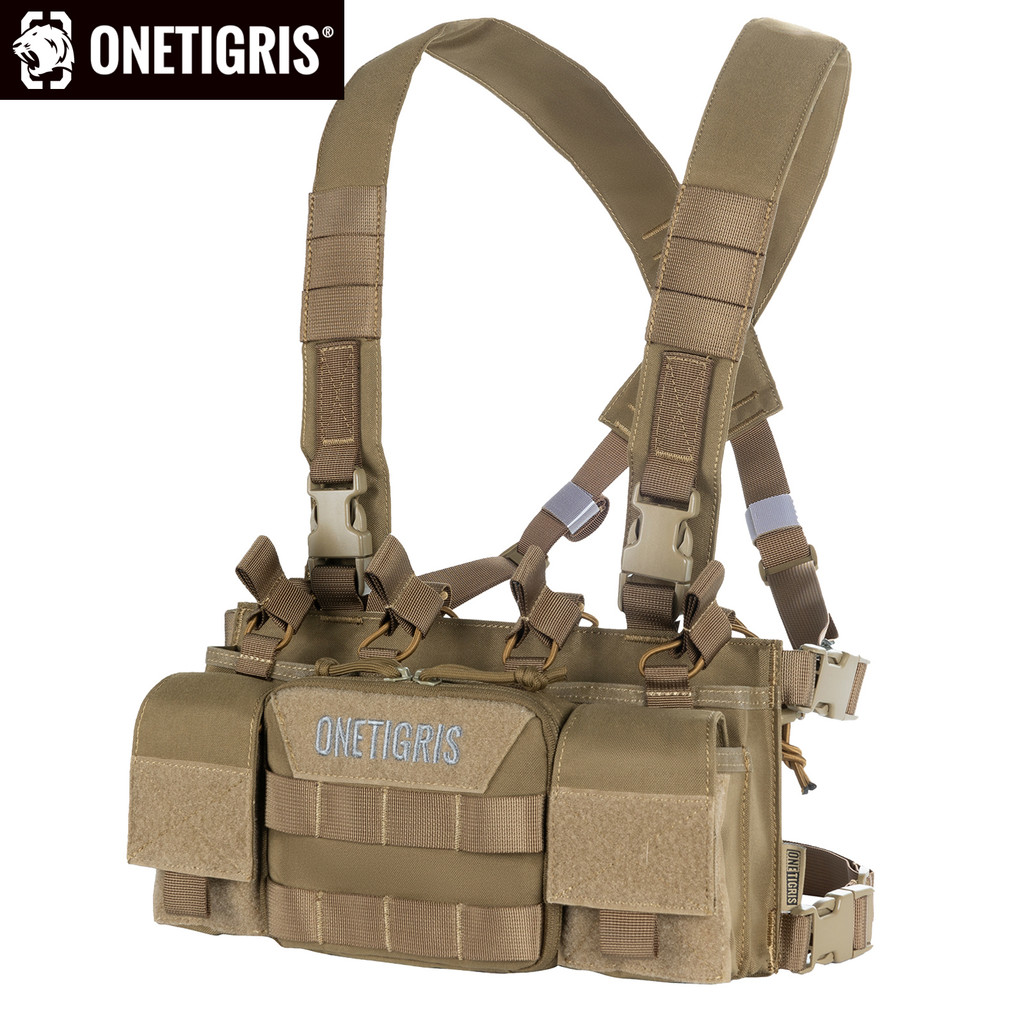 Jual ONETIGRIS Chest Rig, MOLLE Airsoft Chest Rigs X HarnessTactical ...