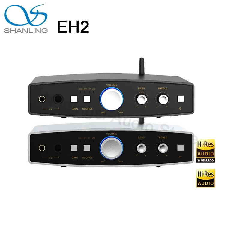 Jual SHANLING EH2 Headphone Amplifier Protable 24-bit R2R DAC AMP Hi ...