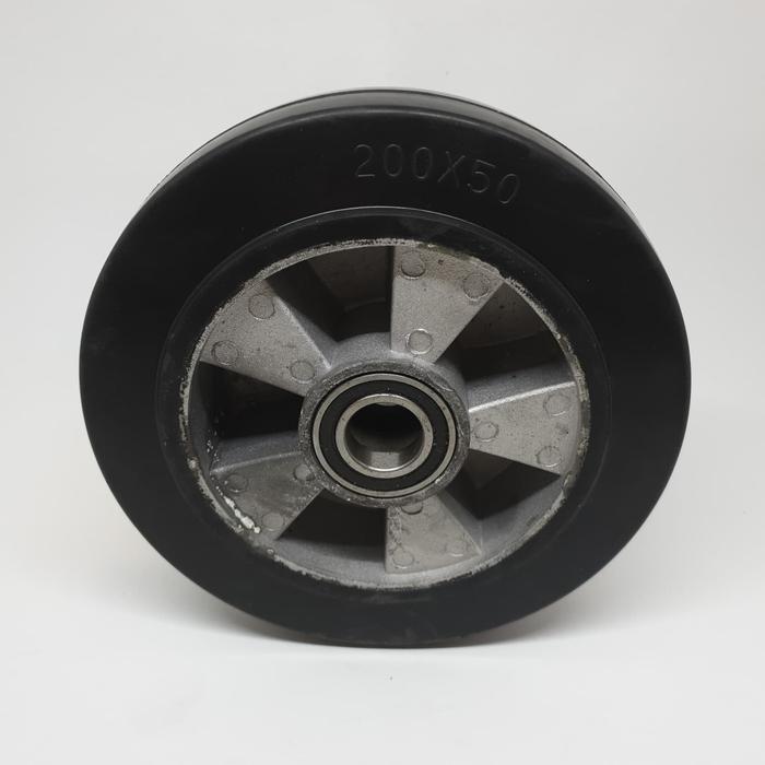 Jual New Roda Lorry Karet Alumunium 8 inch (200 50 mm) | Shopee Indonesia