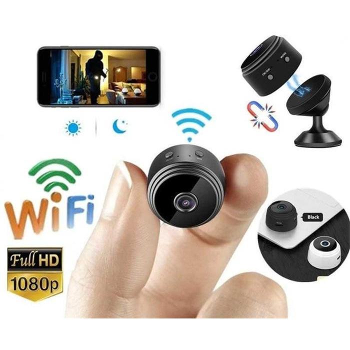 Jual IP Camera Spy Cam Wifi CCTV Mini A9 Hidden Full HD 1080P Night ...