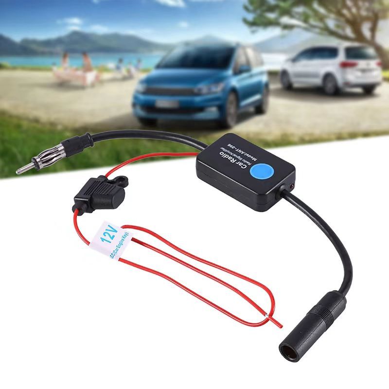 Jual Auto Car Radio Fm Antenna Signal Booster Amplifier Ant-208 ...