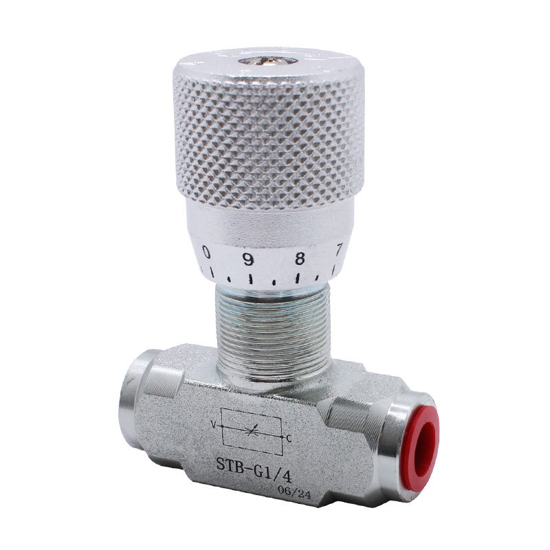 Jual STB G1/4 G3/8 Bi-Directional Flow Restrictor Hydraulic Valve ...