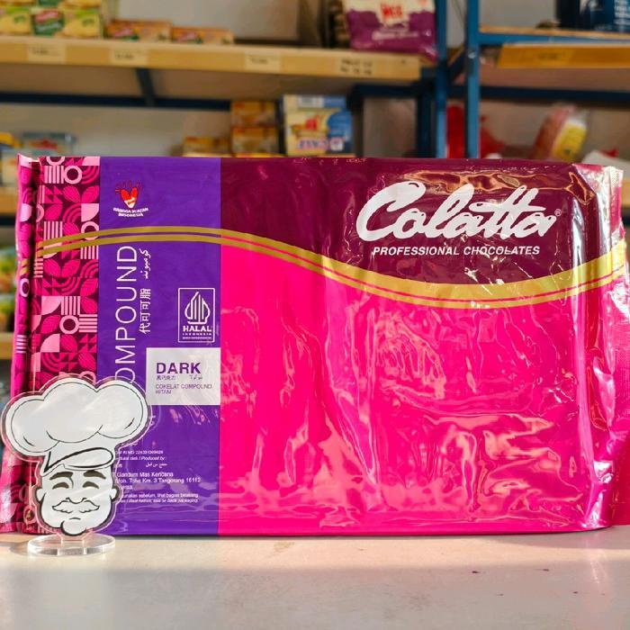 Jual TERBARU! Colatta Dark Compound 1Kg / Coklat Colatta / Dark Coklat ...