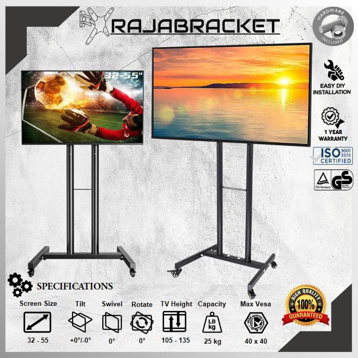 Jual Bracket Braket TV Standing 55 50 43 40 32 24 inch, Standing TV ...