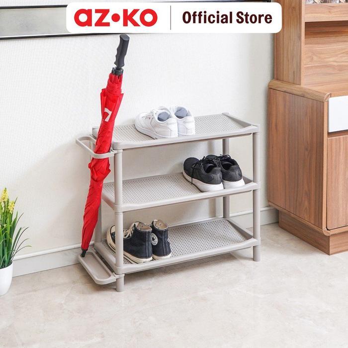 Jual AZKO Stora Rak Sepatu Tingkat Dengan Stand Payung Shoe Rack ...