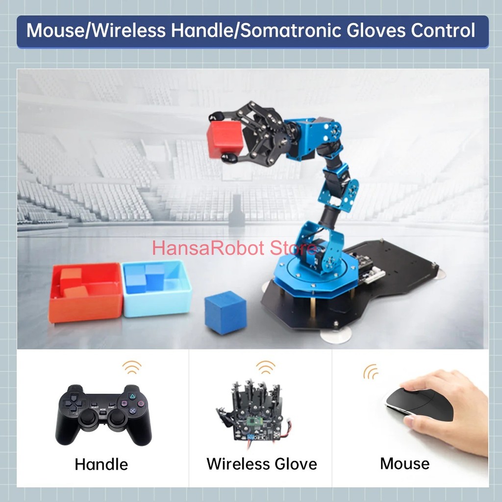 Jual Intelligent Bus Servo Robot Arm xArm-ESP32 Desktop Open Source ...