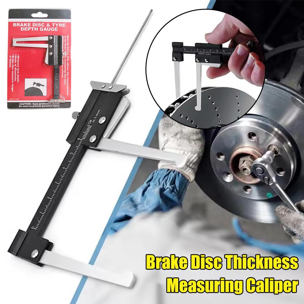 Jual Accurate Brake Disc Thickness Gauge Vernier Measuring Wear Gauge ...