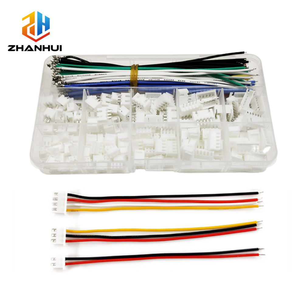 Jual JST-XH Male Female XH 2.54mm Connector Socket Kit 2/3/4/5/6 Pin ...