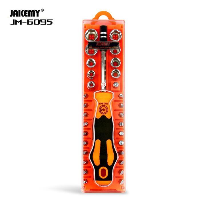 Jual TERMURAH Jakemy 31in1 Obeng Set Socket Set Lengkap Hex Phillips ...