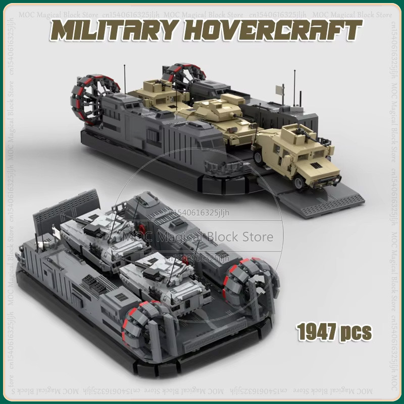 Jual Hovercraft Landing MOC Building Blocks Military Series The Landing ...