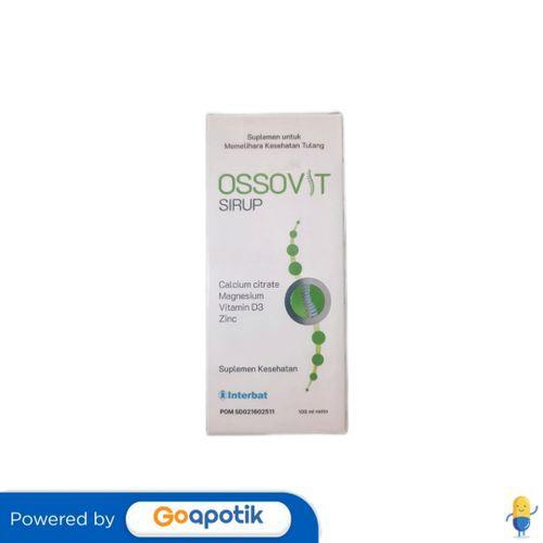 Jual OSSOVIT SYRUP ISI 100 ML BOTOL | Shopee Indonesia