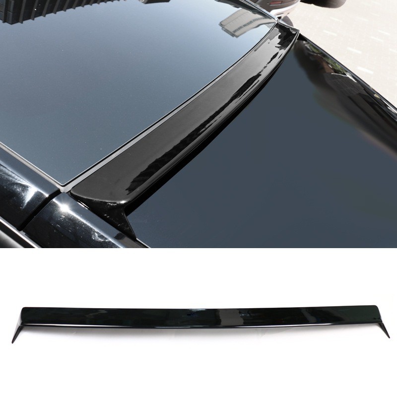 Jual For Tesla Model Y Roof Spoiler ABS Rear Spoiler Wing Gloss Black ...