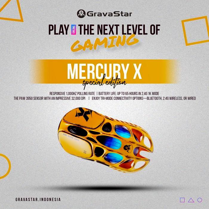 Jual GravaStar Mercury X Wireless Gaming Mouse Special Edition Battle ...