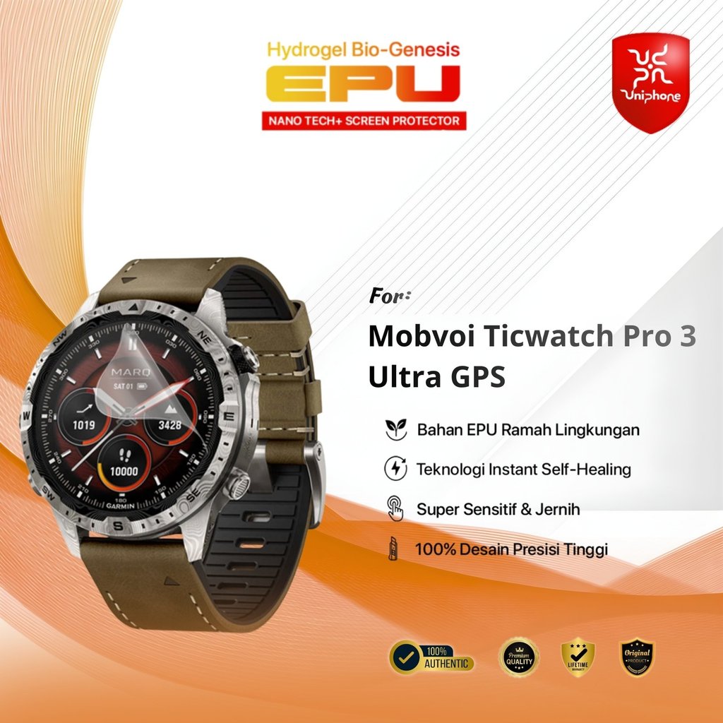 Jual UniPhon BIO-HYDRO EPU Hydrogel Anti Gores for Mobvoi Ticwatch Pro ...