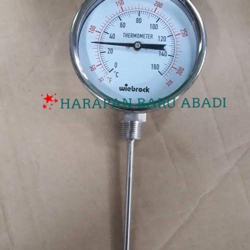 Jual Thermometer Gauge Stainless Model Raket 2 1/2
