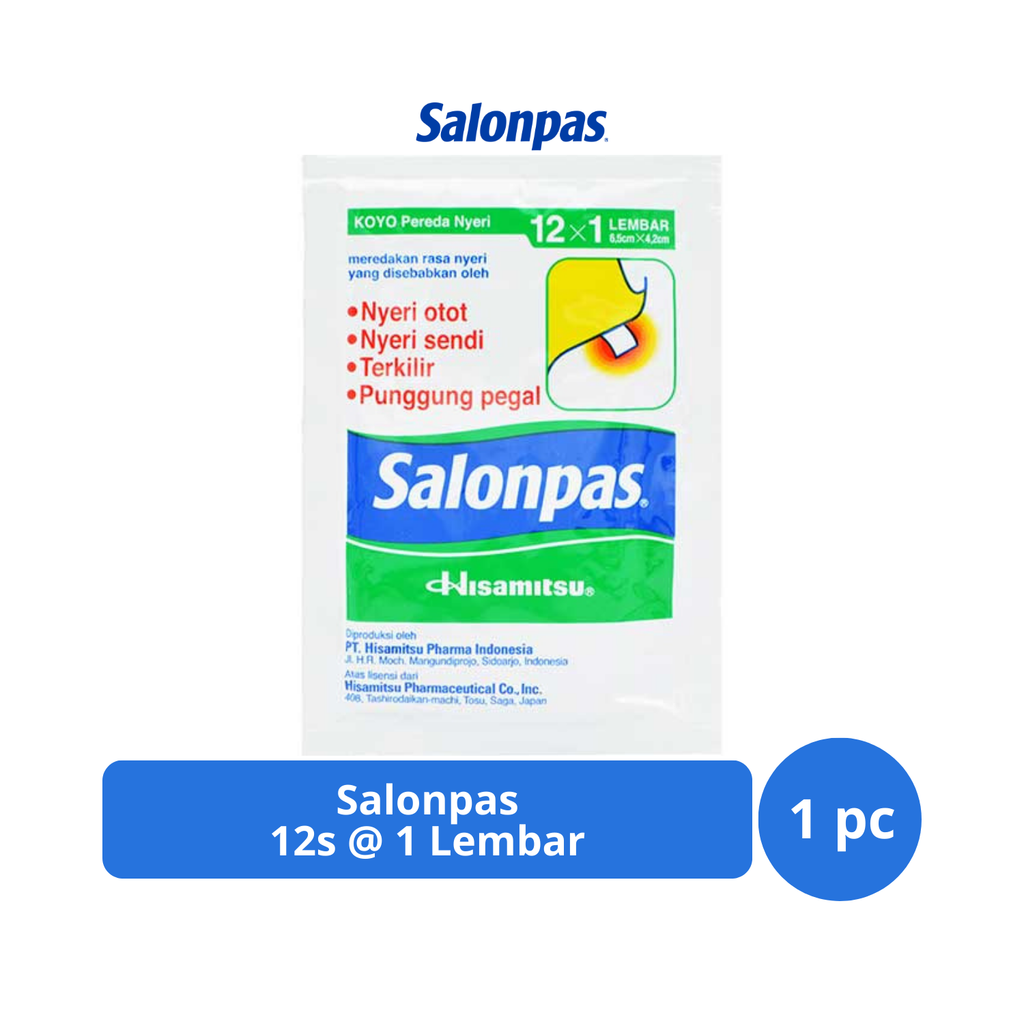 Jual Salonpas 12s @ 1 Lembar | Shopee Indonesia