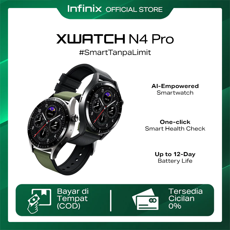 Review Lengkap Infinix XWATCH N4 Pro (XW4E): Smartwatch Stylish, Fitur Premium, Harga Bersahabat