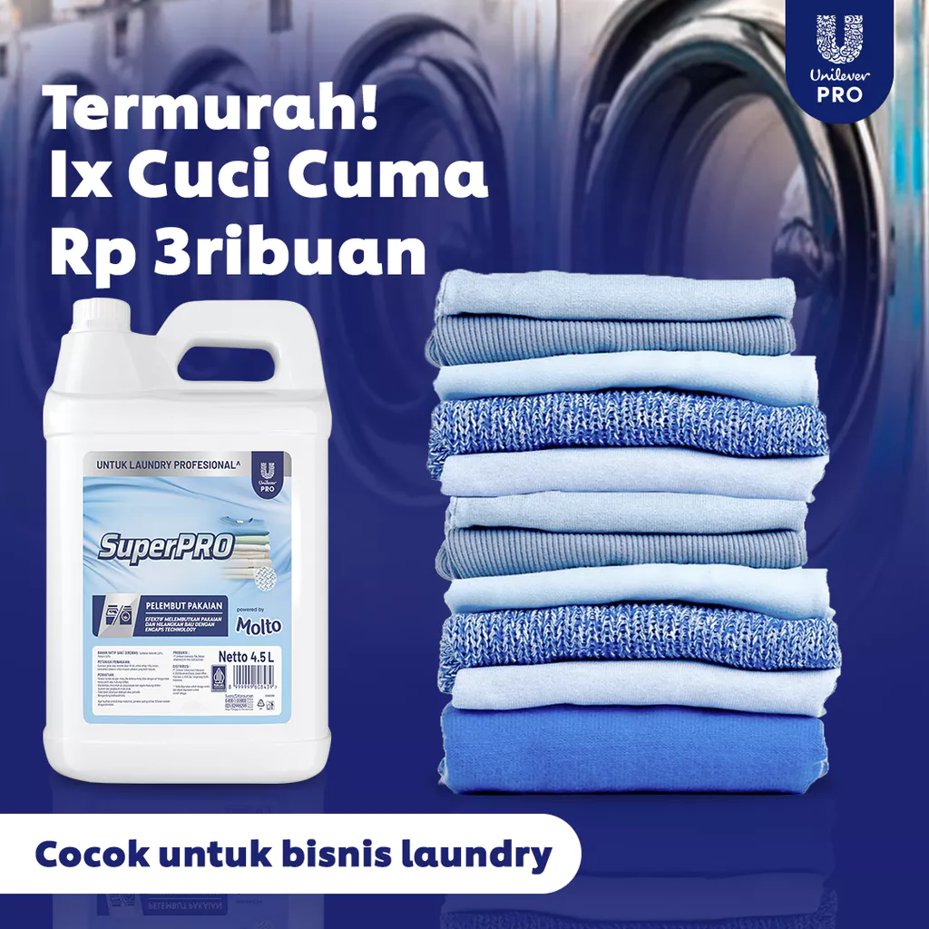 Perbandingan harga pewangi pakaian jerigen 5 liter molto superpro termurah
