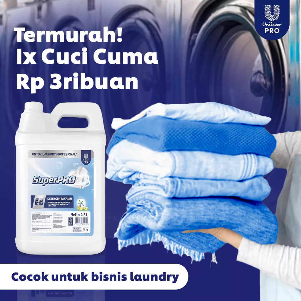 Perbandingan Harga Rinso Matic Liquid 4.5 Liter di Marketplace