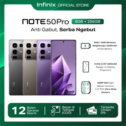 Infinix Note 50 Pro 8/256GB - Up to 16GB Extended RAM - Helio G100 Ultimate - 6.