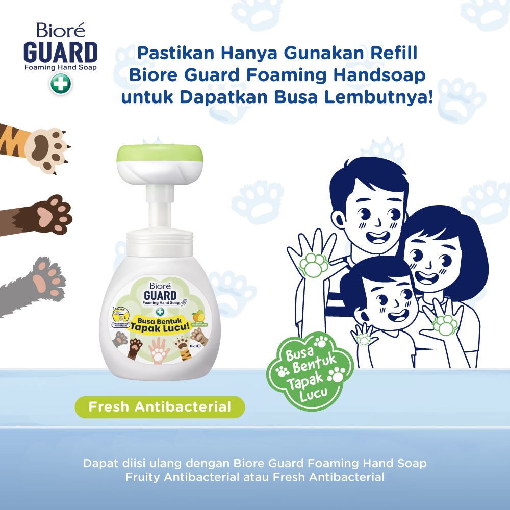 Jual Biore Guard Sabun Cuci Tangan Anti Bakteri Foam Fresh ...