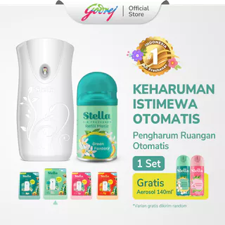 Stella Matic Box Set Green Fantasy - Pengharum Pewangi Ruangan Otomatis