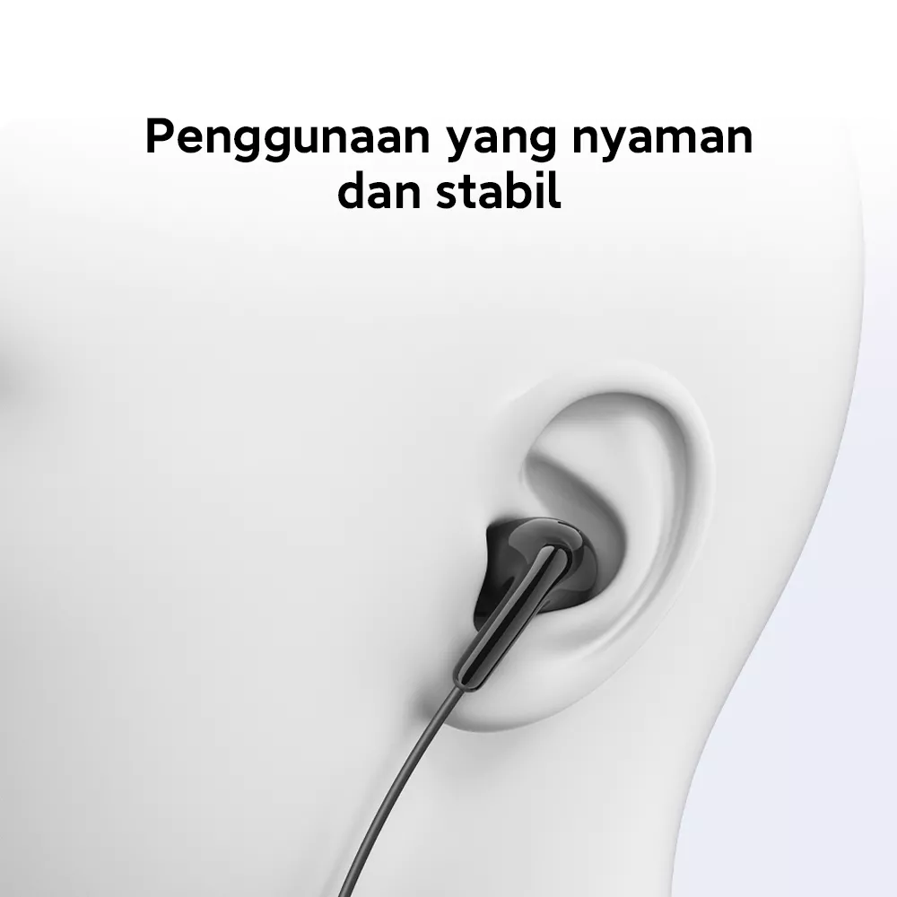 Xiaomi Earphone Tipe-C | Plug and Play | Ergonomis | Anti-debu dan anti-air level IP54 | Mikrofon HD [Official Store]