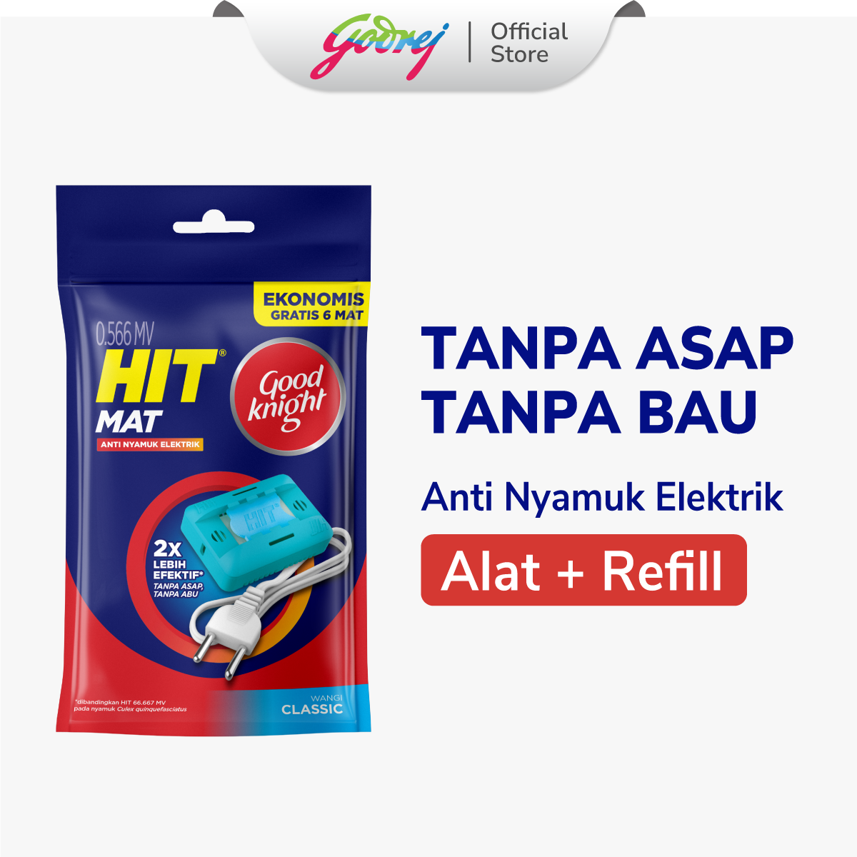 Jual HIT Mat Alat Anti Nyamuk Ekonomis + Lampu - Obat Nyamuk Elektrik ...