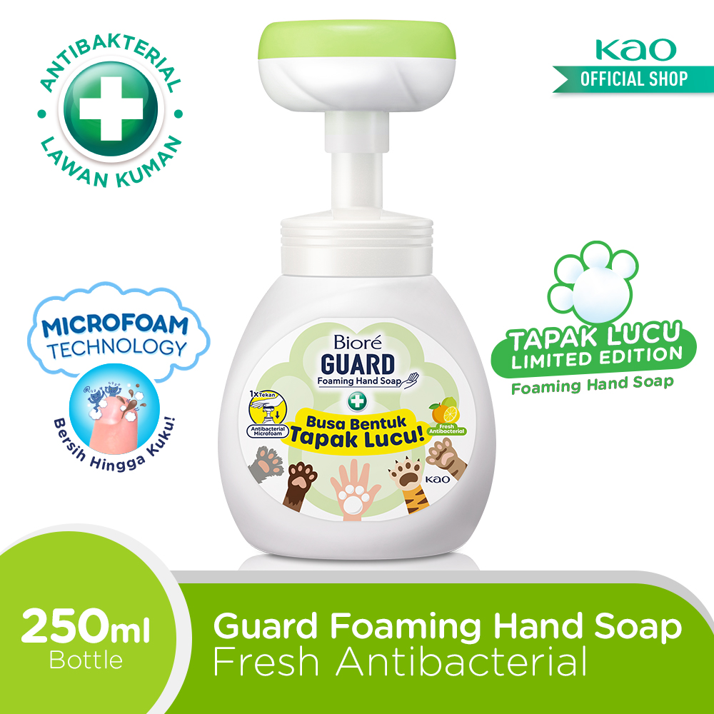 Jual Biore Guard Sabun Cuci Tangan Anti Bakteri Foam Fresh ...
