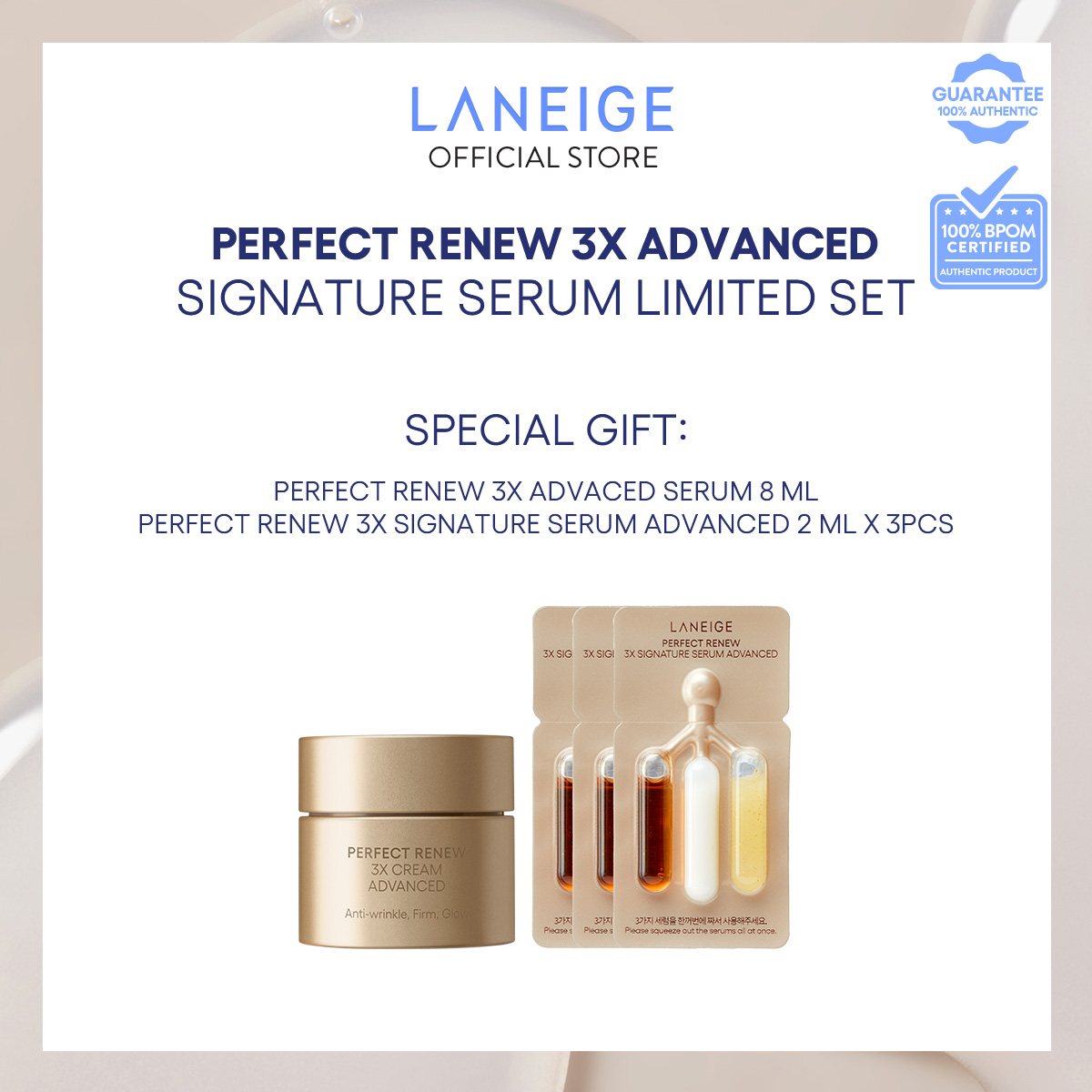 Jual LANEIGE Perfect Renew 2 Step Set (Limited) | Shopee Indonesia