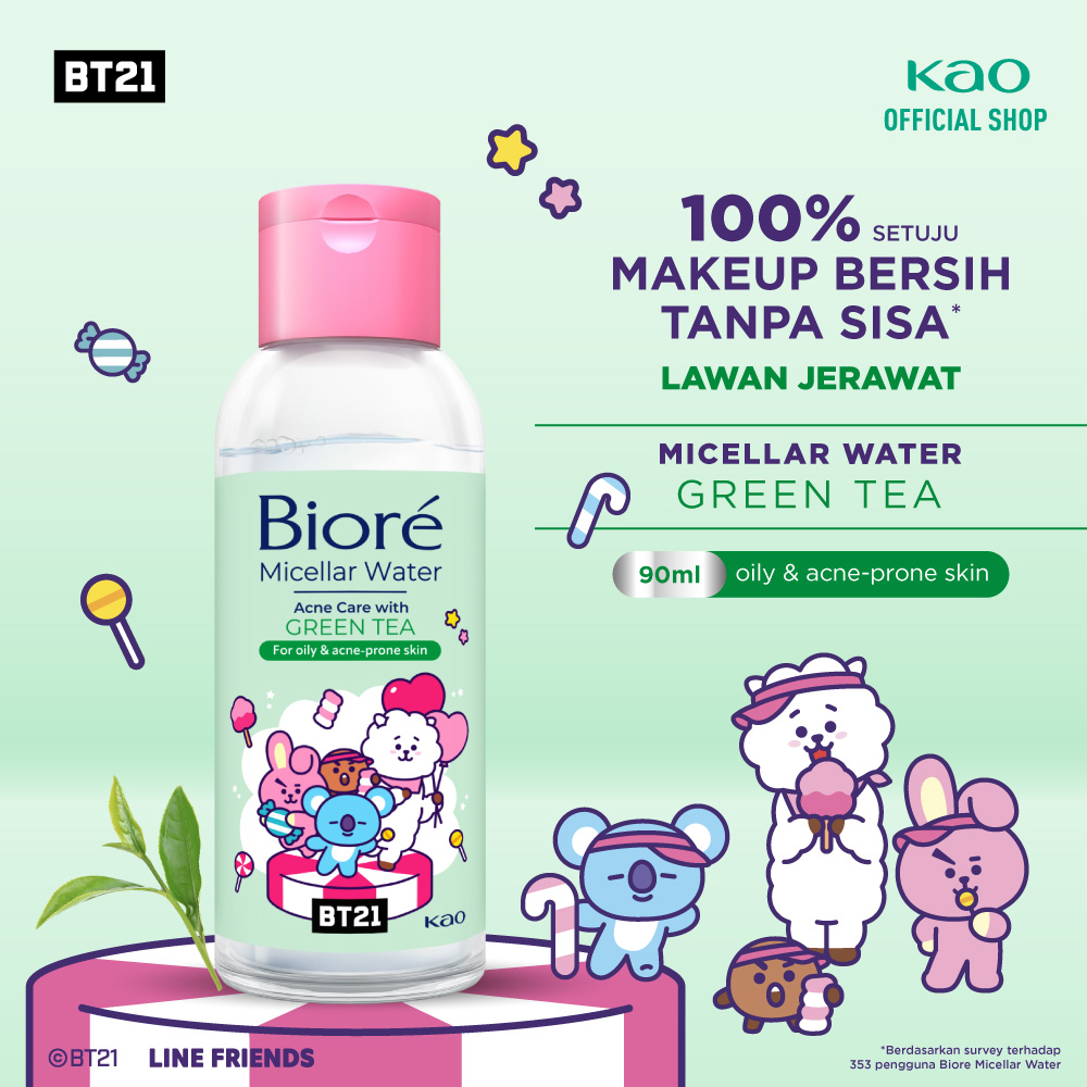 Jual BT21 Special Edition BIORE Micellar Water Pembersih Wajah Acne ...