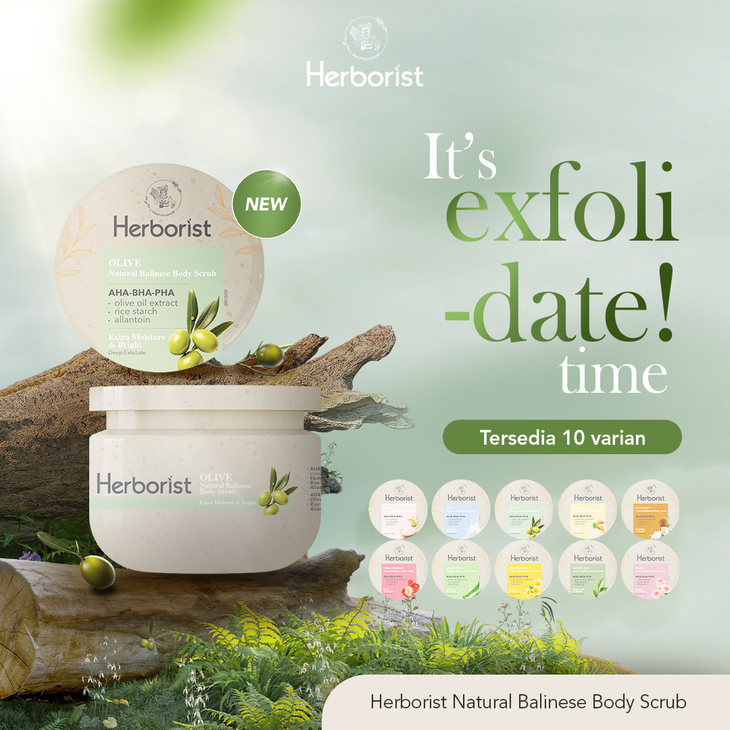 Jual Herborist Natural Balinese Body Scrub AHA-BHA-PHA 100gr/200gr ...