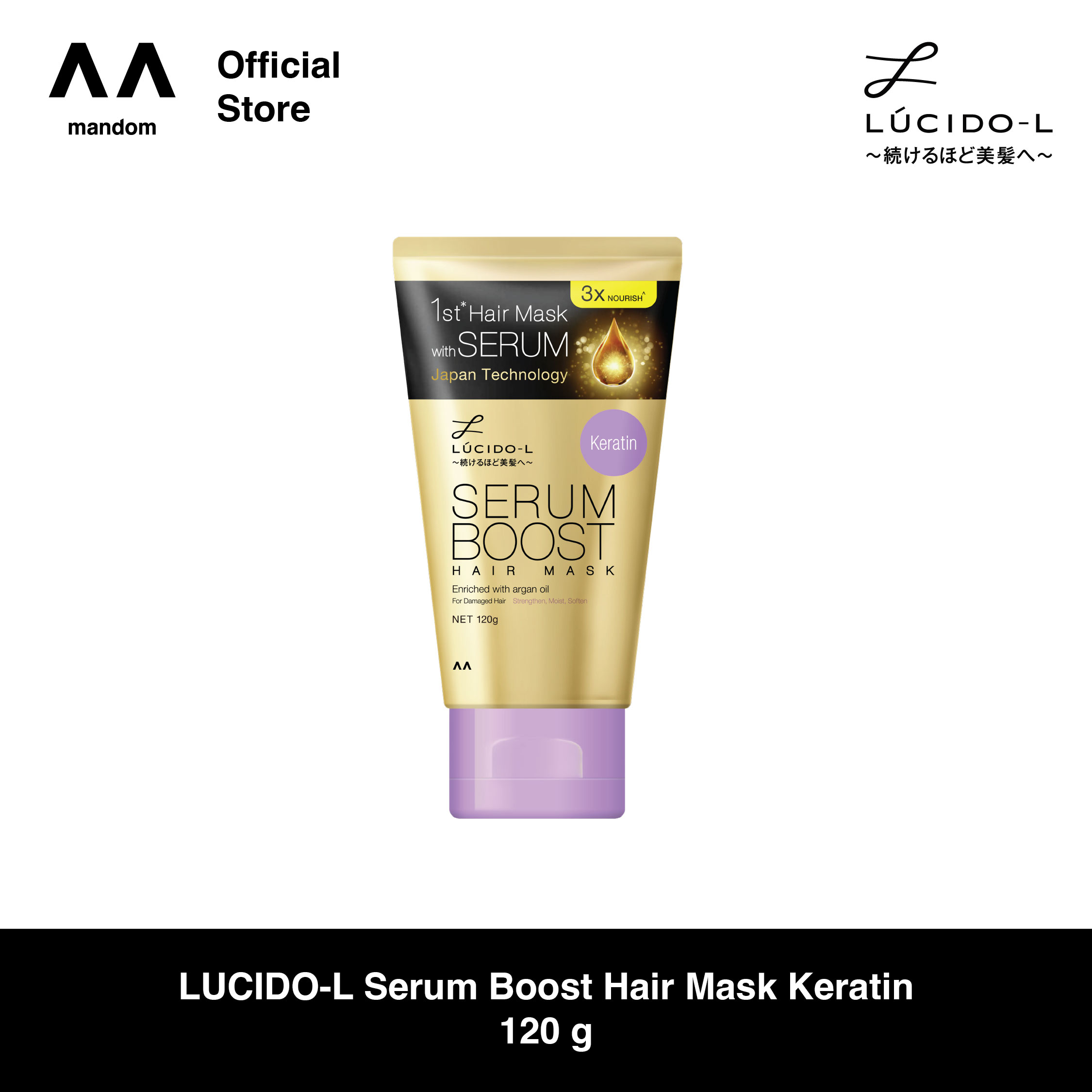 Jual LUCIDO-L Serum Boost Hair Mask 120gr | Shopee Indonesia